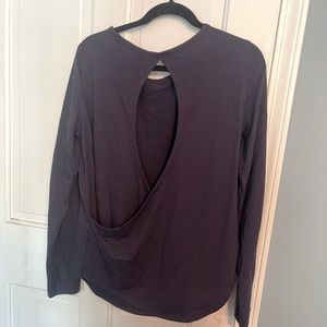 Old Navy Open Back Purple Crewneck M